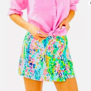 Lilly Pulitzer Cassia Skort Multi Catch The Wave Size 14 NWOT
